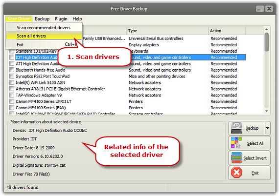 Scan Drivers